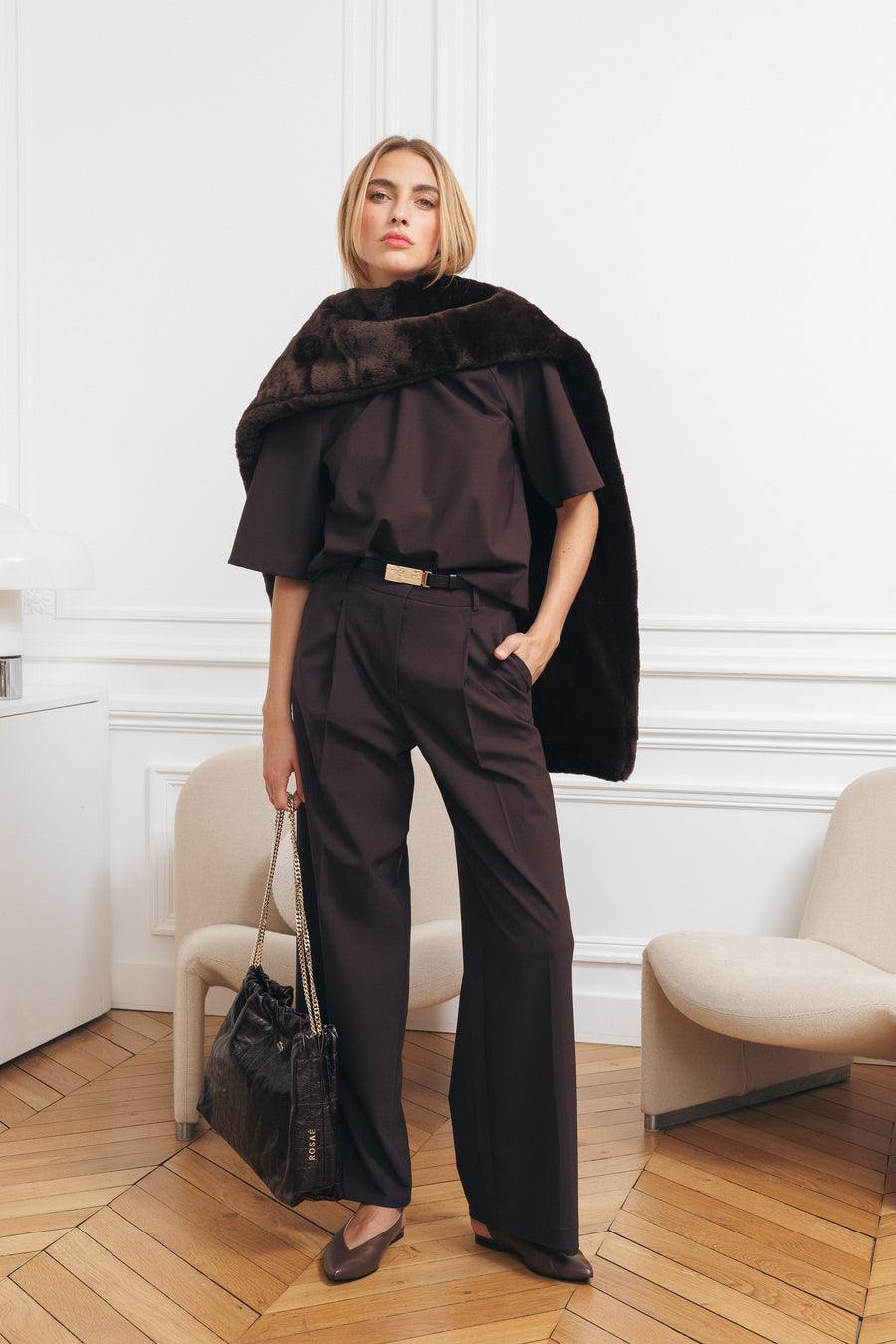 Le Homer - Chocolate Faux-Fur
