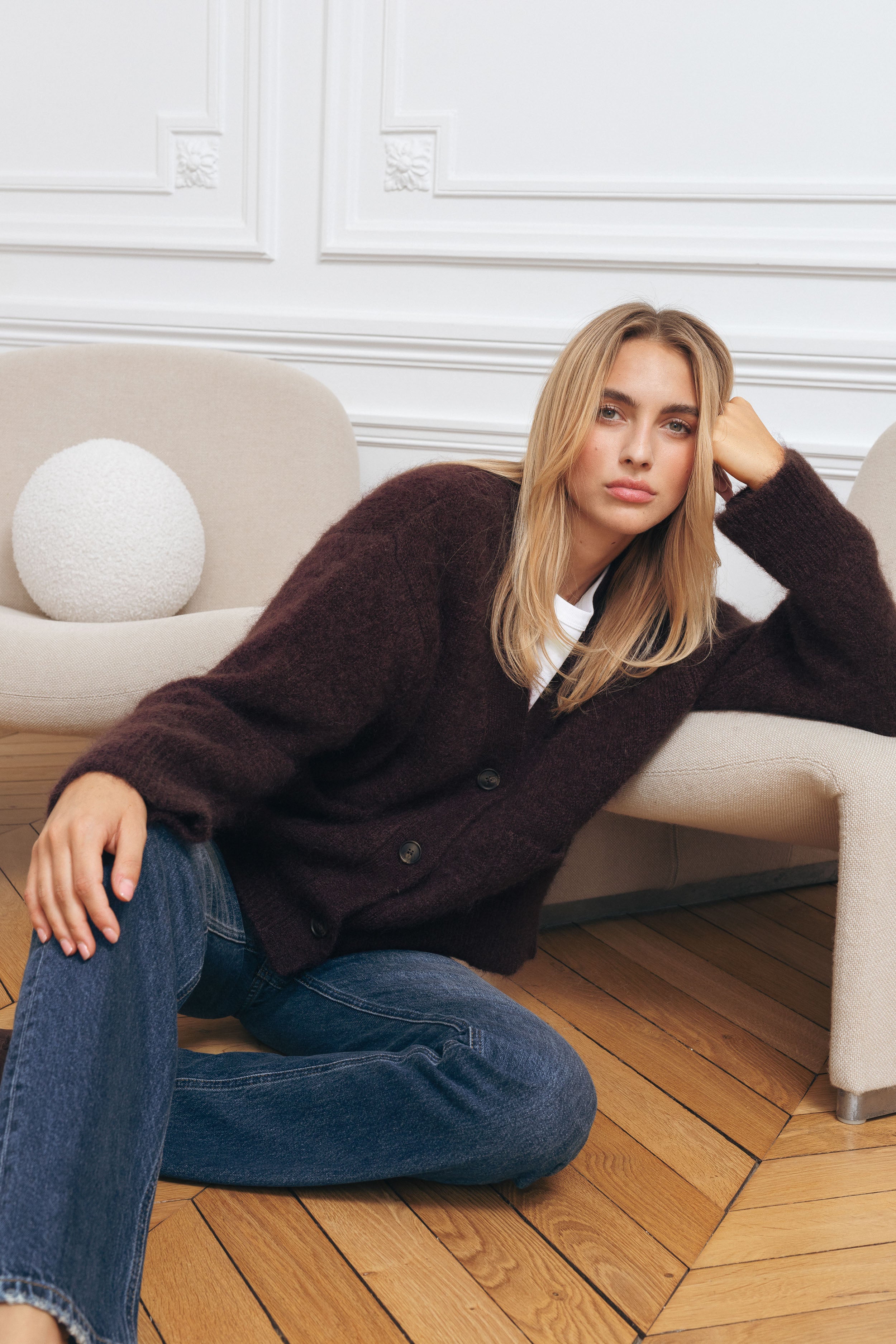 Le Niklaus - The Timeless & Must-Have Cardigan in Kid Mohair