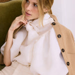 Cream Organza