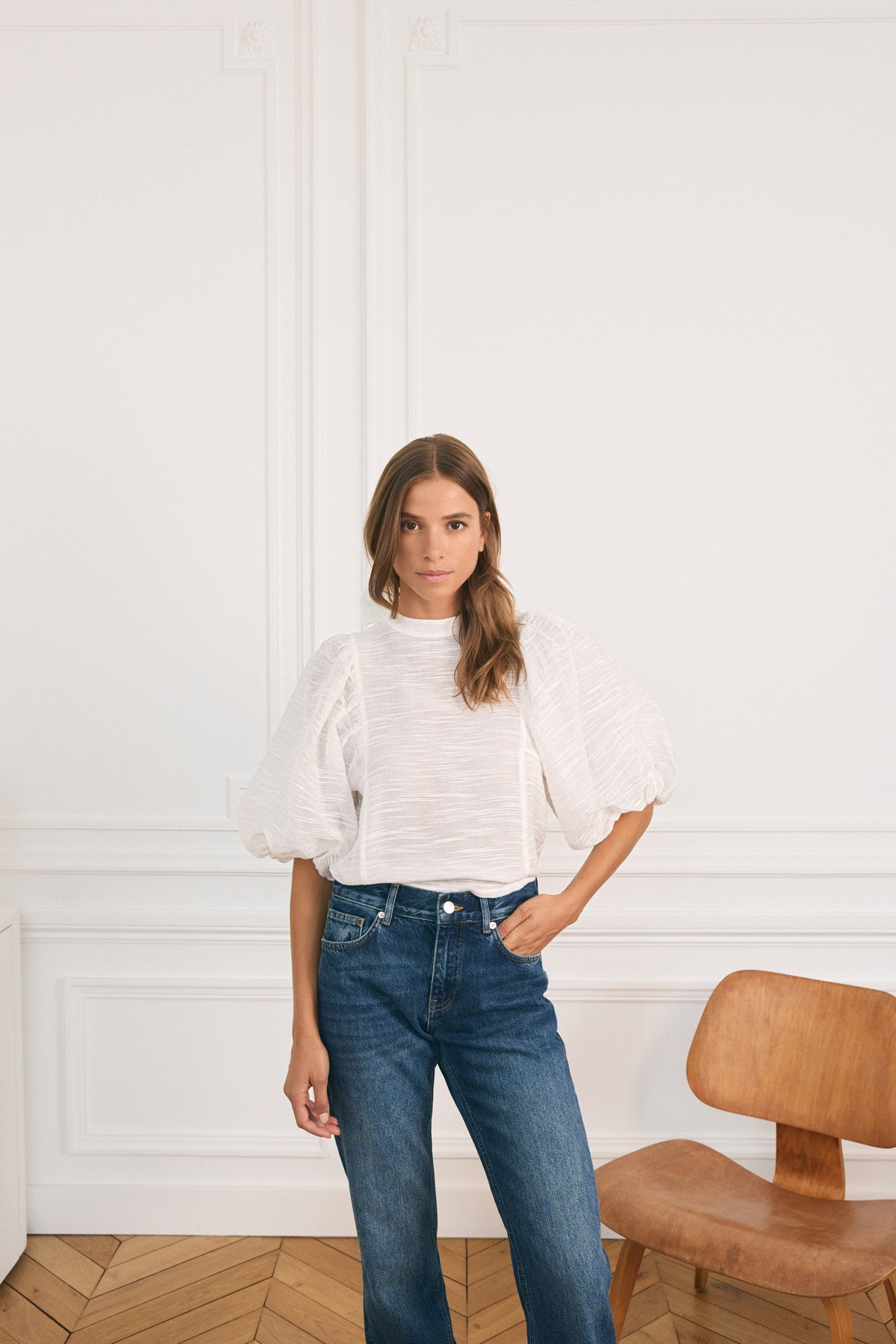Le Claude - Textured Meringue Organza