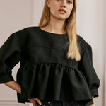 Upcycled Black Jacquard