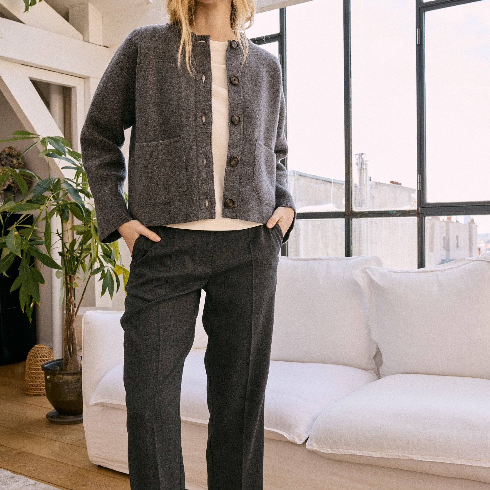 Upcycled Dark Grey