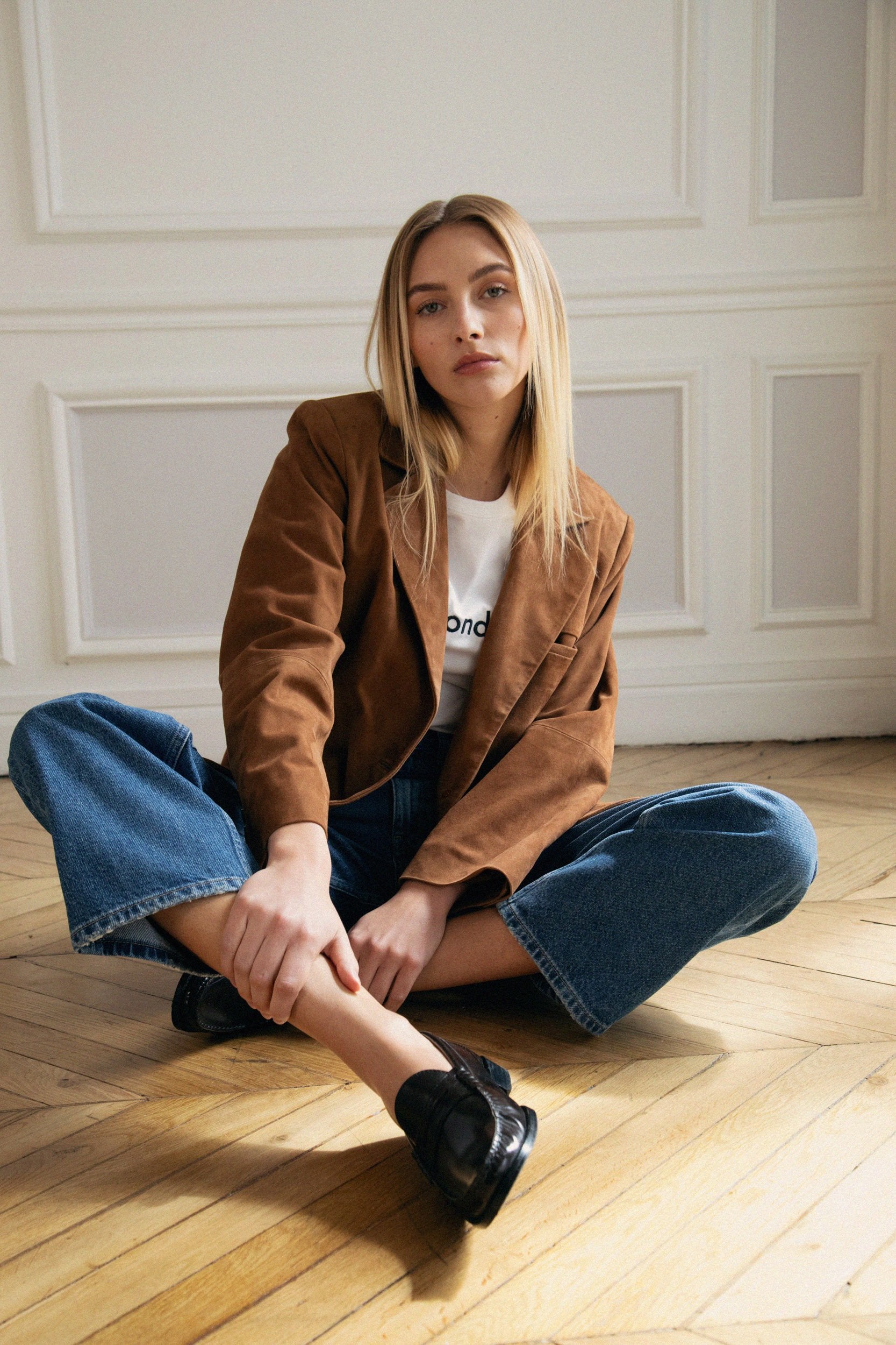 Hazelnut Suede Leather