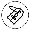 Labels are made of Recycled Paper, Recycled Polyester or Cotton Sustainable labelling